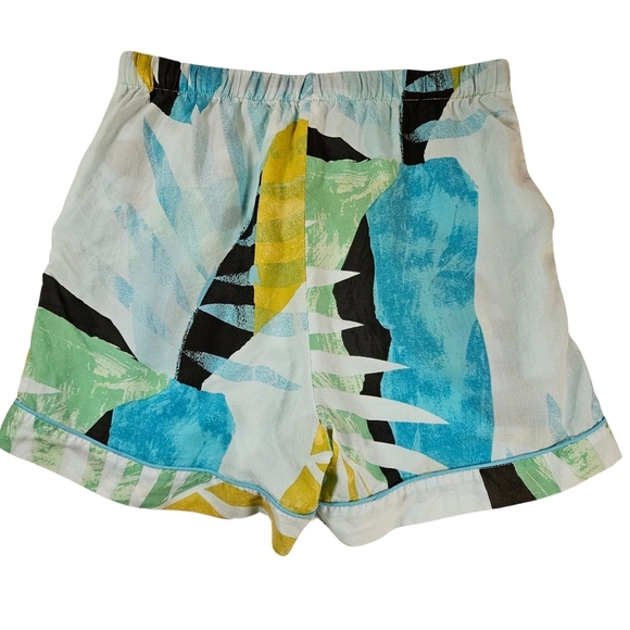 Stars Above Sleep Shorts Women's, Size Sm Blue Multicolor, Elastic Waist - Picture 6 of 8